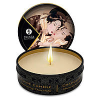 Массажная свеча с ароматом шоколада Shunga MASSAGE CANDLE - Intoxicating Chocolate, 30 мл.