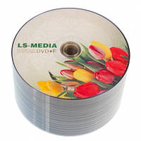 LS-MEDIA DVD+R 4.7Gb 16x bulk 50 ТЮЛЬПАН