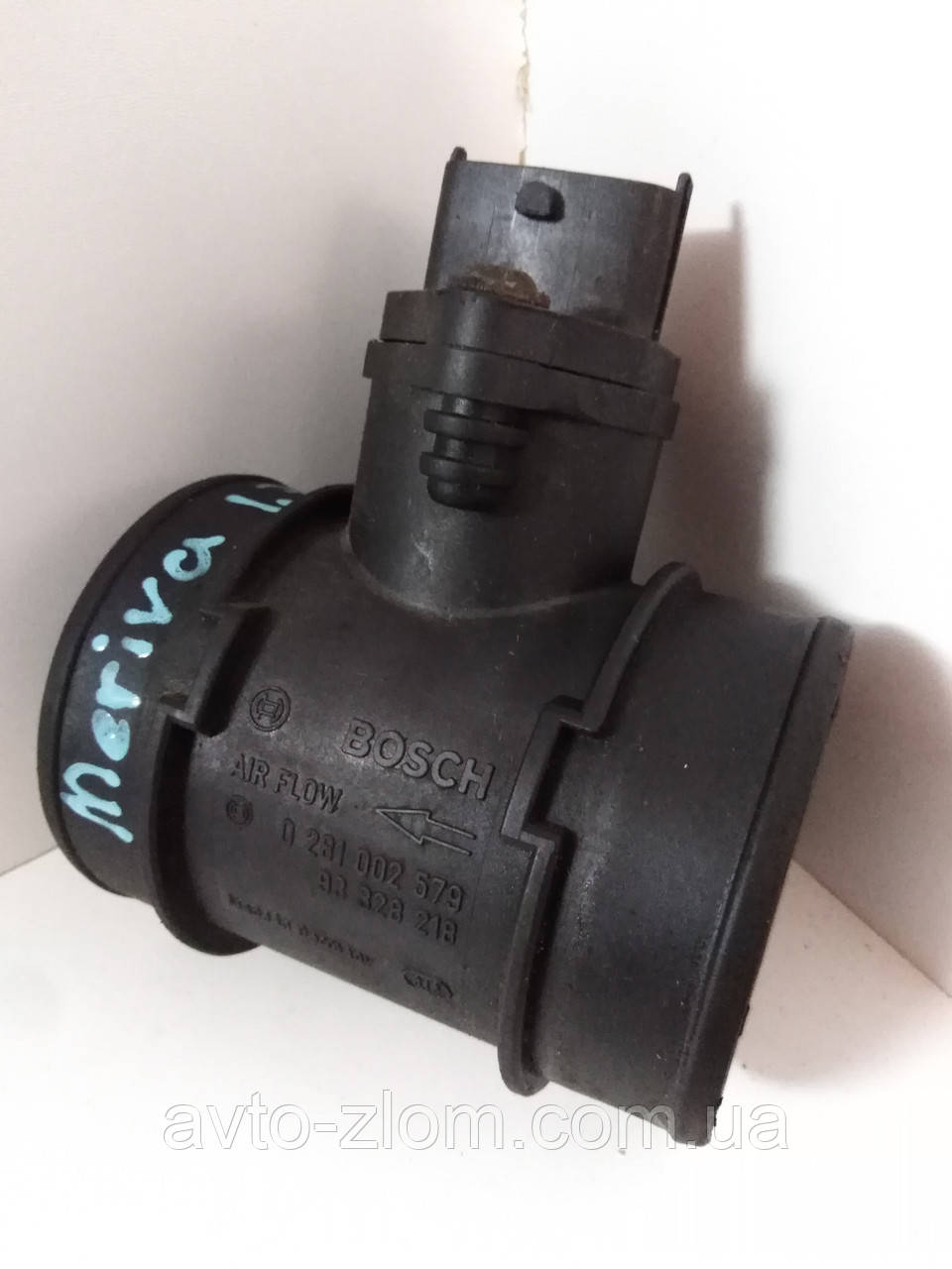 Витрата повітря Opel Meriva, Опель Мерива 1,7 CDTI. 0281002579, 93328218., фото 1