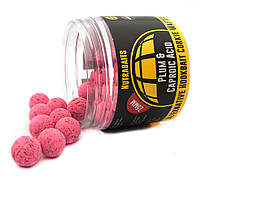 Насадкові бойли нейтральної плавучості Nutrabaits Corkie Wafter Hookbait Ø0,15mm, Plum & Caproic Hi-Attract