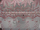 Японские занавески  розовый с белым Купон, фото 4
