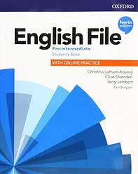 English File Fourth Edition Pre-Intermediate student's Book with Online Practice