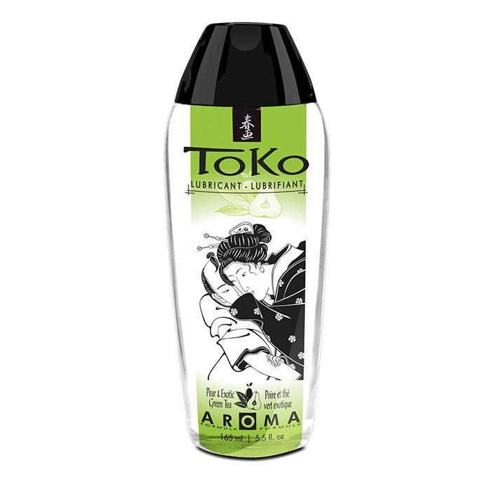 Їстівний лубрикант зі смаком груші з зеленим чаєм Shunga Toko AROMA - Pear & Exotic Green Tea, 165 мл