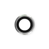 Стекло камеры для iPhone 6, черное + кольцо