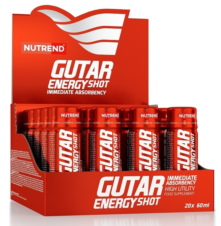 Nutrend Gutar Energy Shot 20x60 ml - фото 1 - id-p29584396