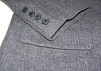 Пиджак шерстяной серый в ёлочку man (54,56)