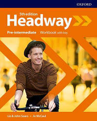 Headway 5th Edition Pre-Intermediate Workbook with key