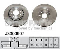 Тормозной диск Nipparts J3300907 на Opel Calibra / Опель Калибра