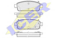 Тормозные колодки Icer 181943 на Opel Zafira / Опель Зафира