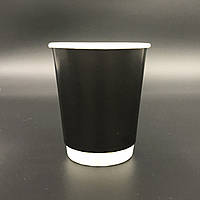 Склянка Двостінний Чорний 250 мл (Кришка 80)