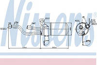 Осушитель Nissens 95449 на Ford C-MAX / Форд C-MAX