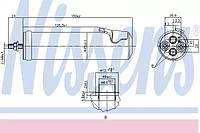 Осушитель Nissens 95565 на Ford Transit / Форд Транзит