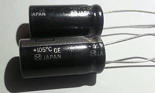 22mkf - 200v  GE 10*16  MATSUSHITA, 105°C LOW ESR