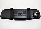 Відеореєстратор дзеркало 2 камери DVR BlackBox L706 Silver Full HD універсальне загартовування, фото 6