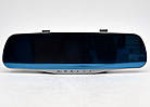 Відеореєстратор дзеркало 2 камери DVR BlackBox L706 Silver Full HD універсальне загартовування, фото 7