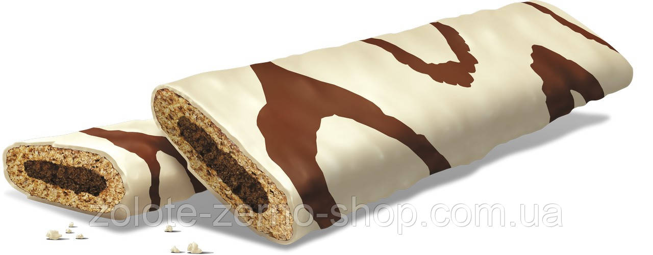 Батончики Decor Black з начинкою з какао у білій глазурі, 2 кг