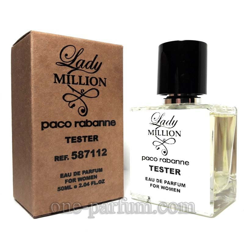 Тестер Paco Rabanne Lady Million (Пако Рабанн Леді Мільйон), 50 мл (ліцензія ОАЕ)
