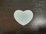Підкладка "Серце", 65*55 мм, 10 шт.