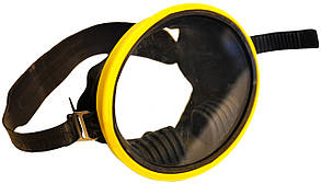 Підводна маска Глибинка Жовта, Гума