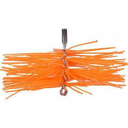 Пластикова щітка (ерш) для чистки димоходів 140мм з різьбою М12