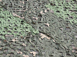 Маскувальна сітка ПВХ - Зелена -  3х6м - 100%