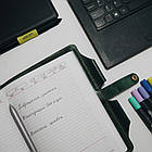 Щоденник А5 VIP алькор зелений (шкіра), фото 3