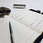 Щоденник А5 VIP алькор зелений (шкіра), фото 4