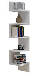 Кутова книжкова полиця NATALIA