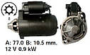Стартер CHERY Tiggo T11 Sebring HYUNDAI Wagon Santa Fe Sonata Trajet KIA Magentis Optima MITSUBISHI Eclipse Ga, фото 6