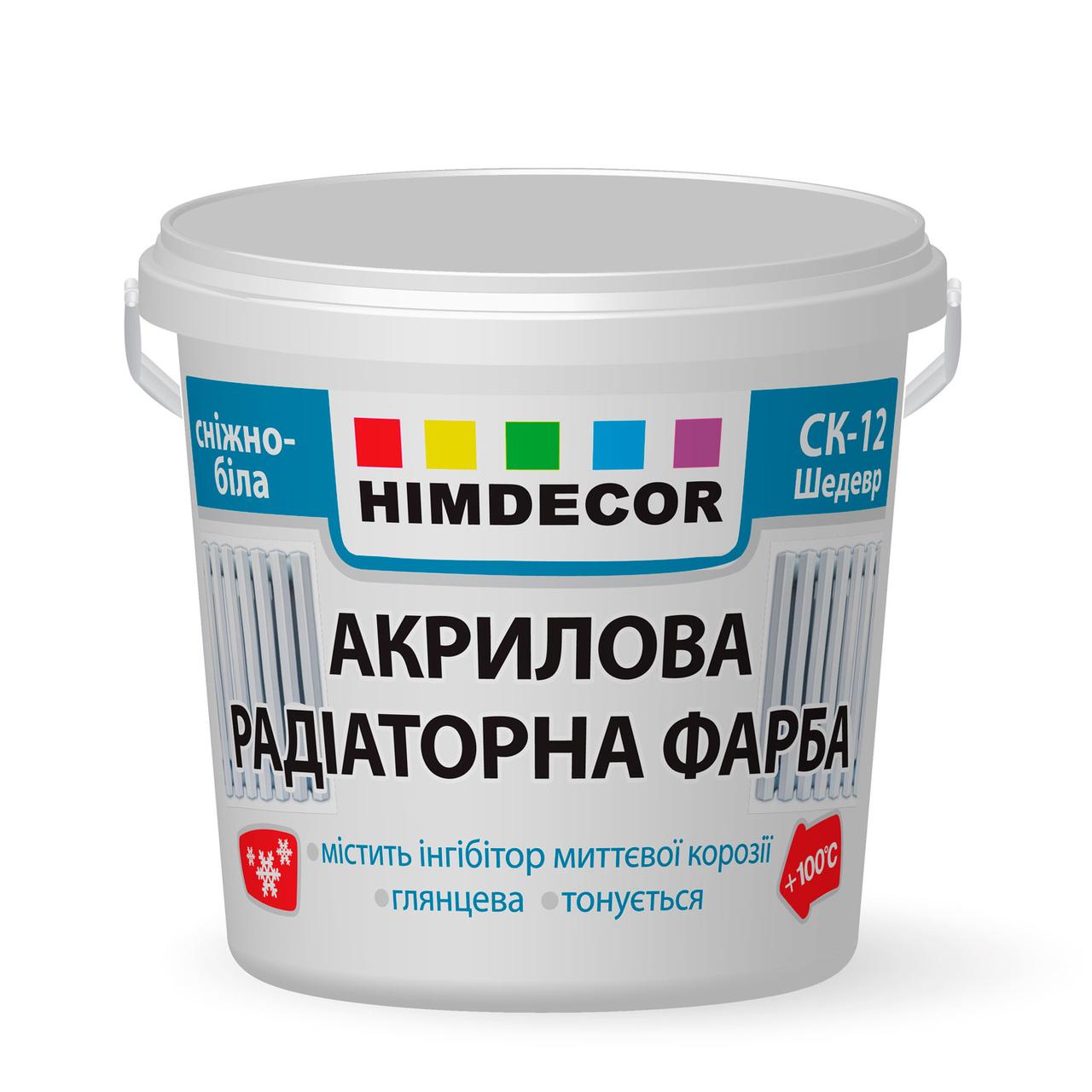 Акрилова фарба для радіаторів опалення Himdecor Шедевр СК-12, фото 1