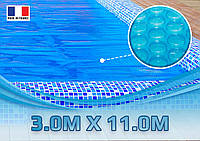 Солярная пленка для бассейна CID Plastiques 500 микрон, размер - 3,00 м. х 11,00 м.