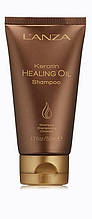 Шампунь, що відновлює, з кератиновим еліксиром pH 5,5, 50 мл - L'ANZA KERATIN HEALING OIL LUSTROUS SHAMPOO