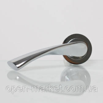 Ручка роздільна 1 (колір хром) для міжкімнатних дверей, Ніколаїв