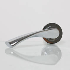 Ручка роздільна 1 (колір хром) для міжкімнатних дверей, Ніколаїв