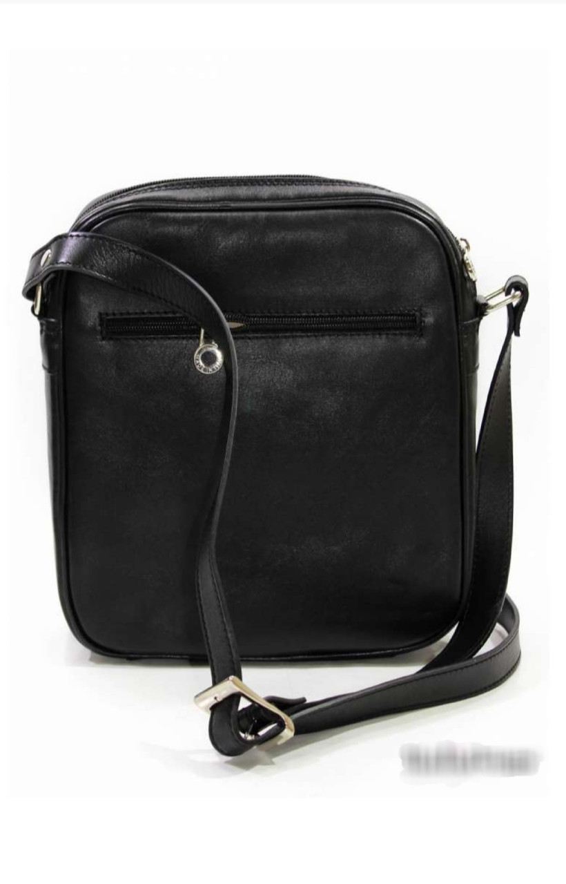 Сумка чоловіча на плече планшет з натуральної шкіри міська стильна ділова міська стильна для документів якісна, фото 1