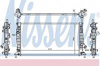 Радиатор охлаждения двигателя Nissens 62017A на Ford C-MAX / Форд C-MAX