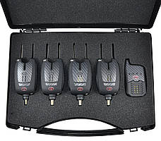 Набір сигналізаторів Palladium Carp Receiver F-196 4+1, Snag Bars