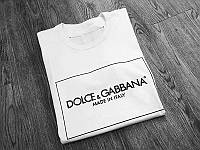 Футболка жіноча Dolce&Gabbana D&G, довша за габбану