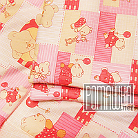 Дитяче ковдру 140х100 новонародженому маляті гіпоалергенне в ліжечко для ліжечка демісезонне 3019 Рожевий