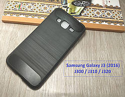 Протиударний чохол для Samsung J3 (2016) J310/J310/J320 — чорний