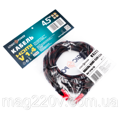 Кабель HDMI/HDMI V 1.4 для 3D LP 4,5 м - фото 3 - id-p912413806