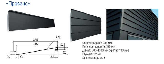 Фасадні панелі Прованс