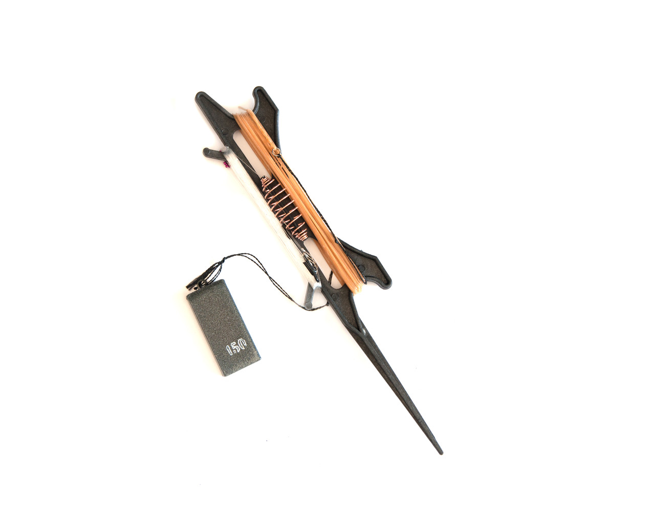 Снасть донка Mildas (резинка) готова з вантажем 150г і кормушкою