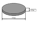 Днища бетонні  1700*140, фото 2