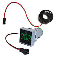 Індикатор амперметра зелений 100А ST897 G