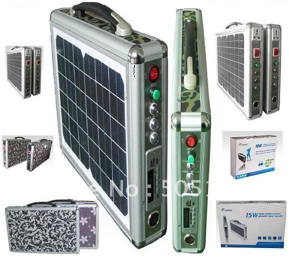 Портативна переносна сонячна система 15W Solar Home System