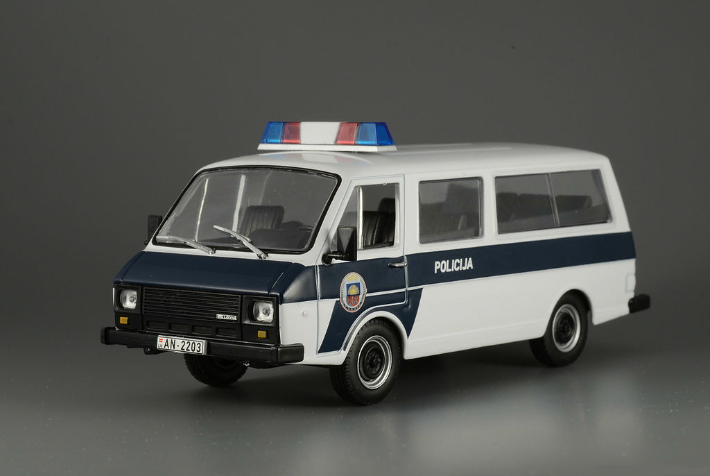 Поліцейські Машини Світу №44 РАФ-22038 "Латвія" | Колекційна модель 1:43 | DeAgostini