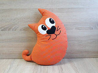 М'яка іграшка - подушка кіт бавовна, ручна робота