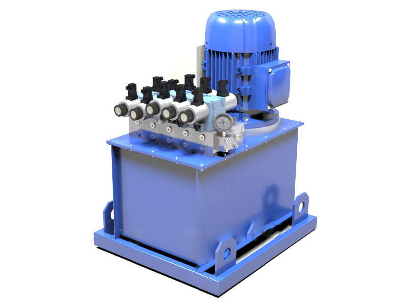 Маслостанція c електромагнітним управлінням 180 бар, 30 л/хв, 11 кВт