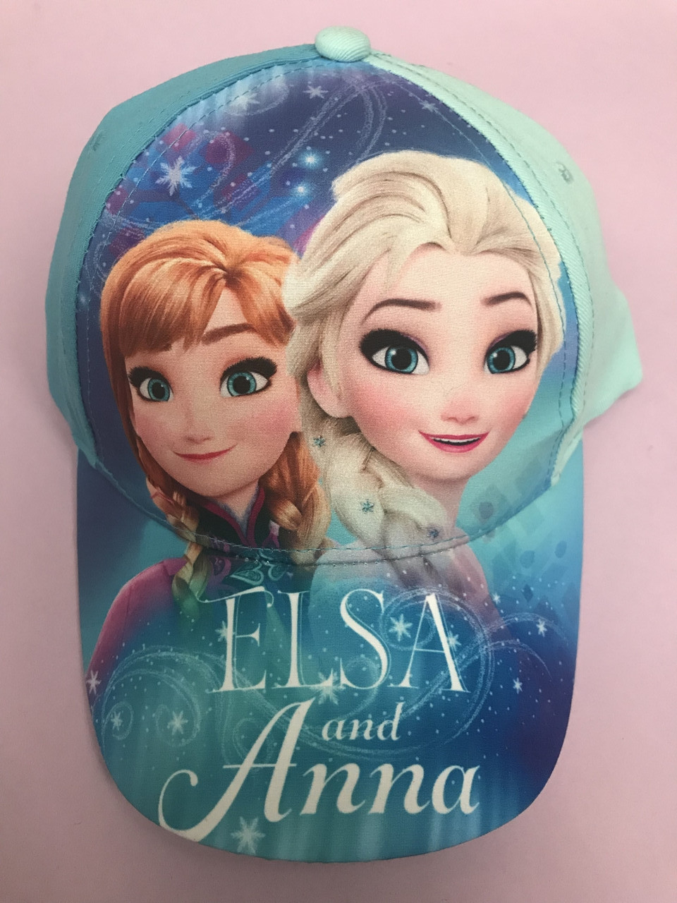 Бейсболка дитяча для дівчинки блакитна Elsa and Anna Disney 